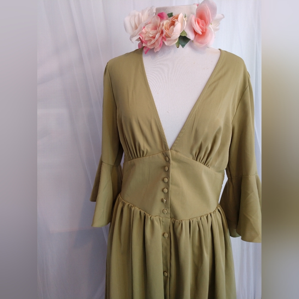 Dress with corset style waist size medium